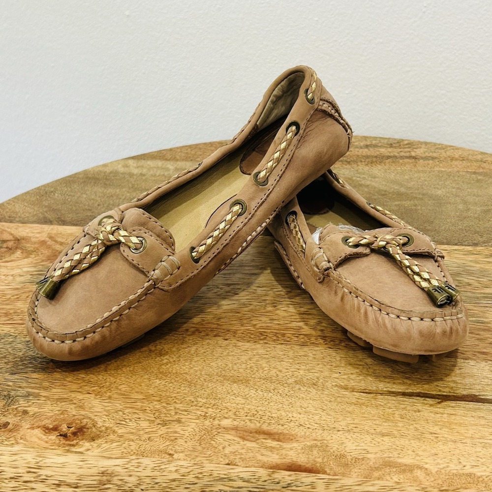 Frye Reagan Campus Driver Loafer Women's Size 6M Brown Leather